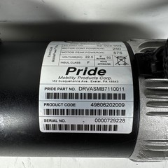 Pride Jazzy Elite HD / Elite 14 DRVASMB7110011 Motors & Gearbox