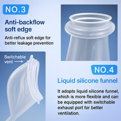 Male Wearable Incontinence Pants Urinal Leg Bag Silicone Urine Funnel Collector