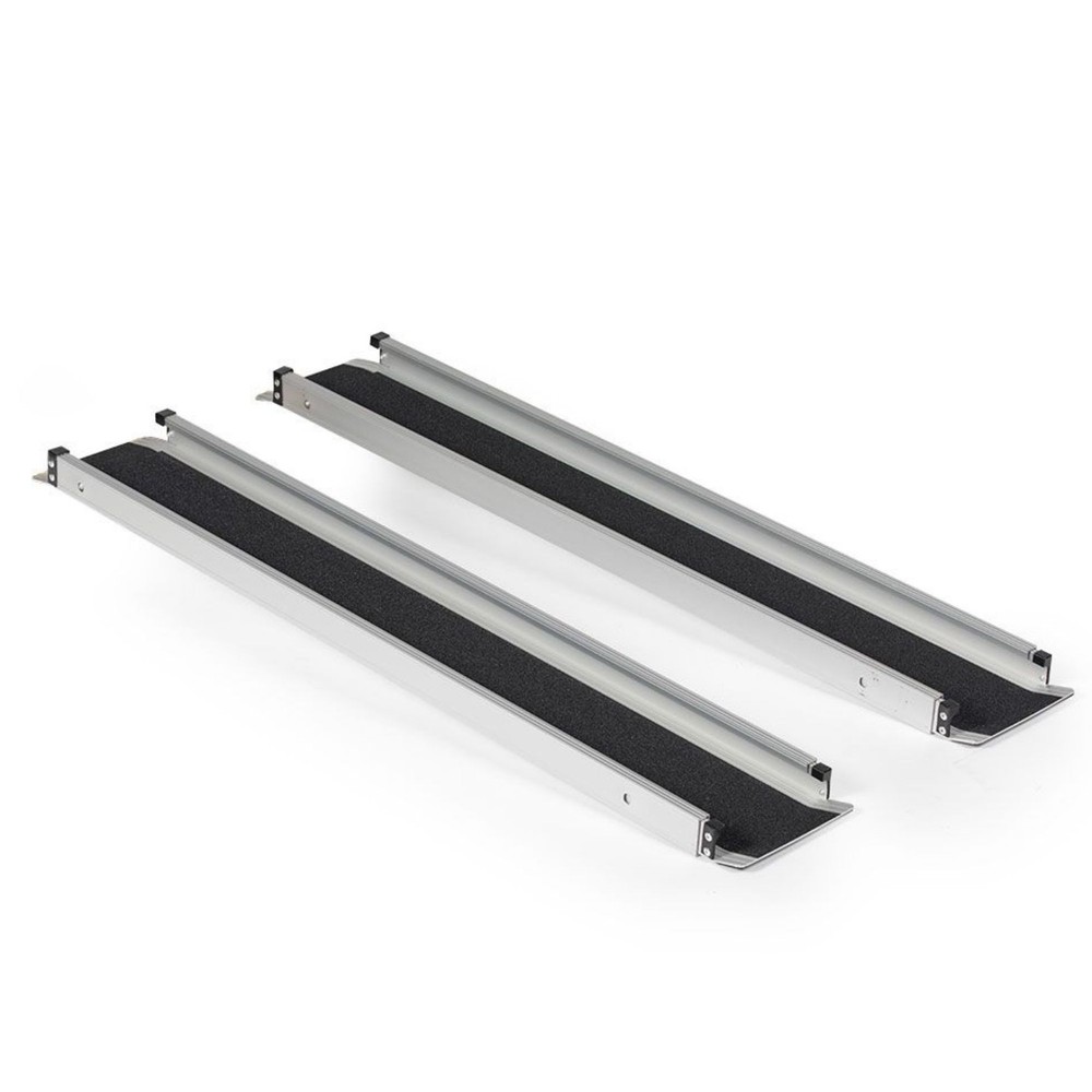 Titan 4′-7′ Telescoping Aluminum Wheelchair Ramp w/600 lb. Capacity (Open Box)