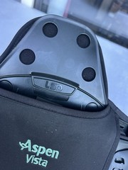 Aspen Vista Back Brace LSO XX-Large Black/Green Adjustable Support Belt