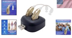 Compact Rechargeable Hearing Amplifiers with Advanced Noise Reduction Technology