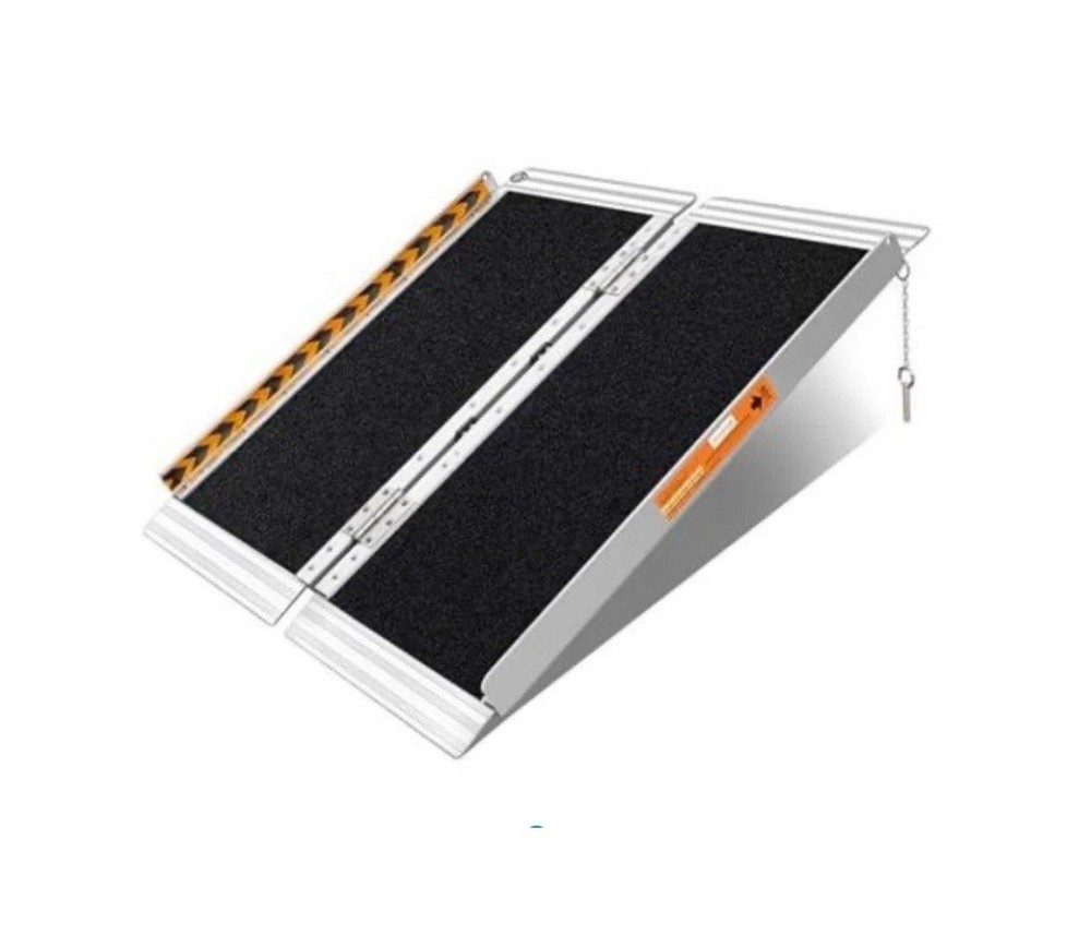 Folding Wheelchair Ramp 2 Ft X 30 Inches 800lb Capacity Aluminum