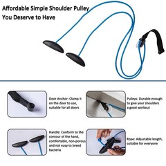 Shoulder Pulley Over The Door Physical Therapy System, Exercise Pulley, Allev…