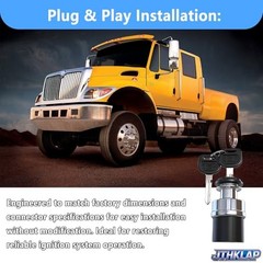 3545580C2 Ignition Switch with Key Compatible with International Trucks