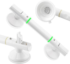 Grab Bars for Bathtubs and Showers,13.78inch Suction Cup Grab Bar, Removable …