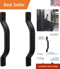 Stylish RV Exterior Assist Handle – 9.5 Inches, Black or White Options Available