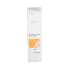 McKesson Gauze Sponge, 12-Ply, 2×2 Inch Square, Non-Sterile