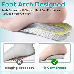 Brandone Insoles – Orthopedic High Pads 1.0 – Height Increase Insoles – Arch …