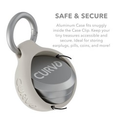 CURVD Premium Carrying Case – Durable Travel Keychain One Size, Honey