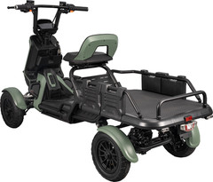 1000W Heavy Duty 4-Wheel Electric Mobility Scooter w/Cargo Platform 15MPH 600LBS