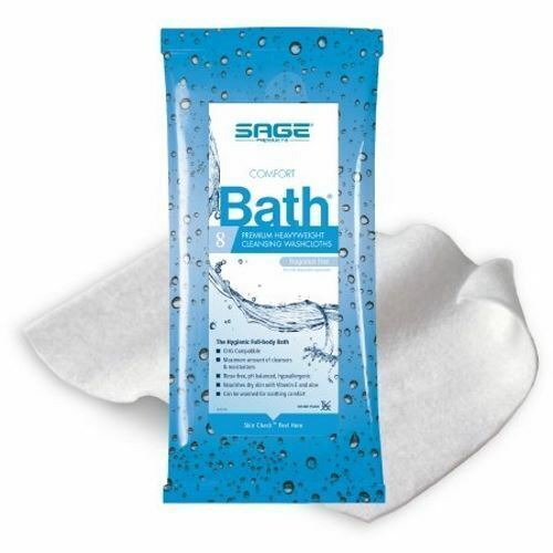 Rinse-Free Bath Wipe 1 Pack By Sage