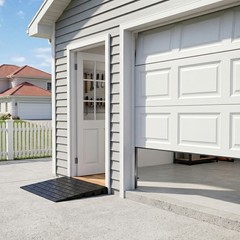 42.5″ Rubber Threshold Ramp Anti-Slip for Doorway & Wheelchair Indoor/Outdoor