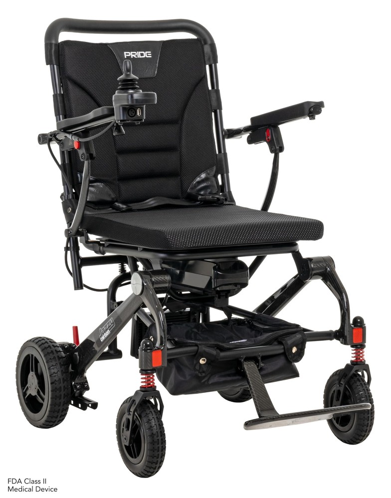 Jazzy® Carbon Electric Folding Wheelchair