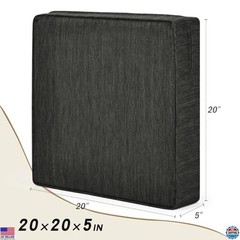 baibu Extra Large 20x20x5 Inch Dual-Layer Gel Memory Foam Recliner Cushion –