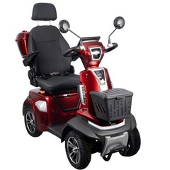 HS4W-B1R 500W Heavy Duty 4 Wheel Mobility Scooters 4 Speed for Seniors & Adults