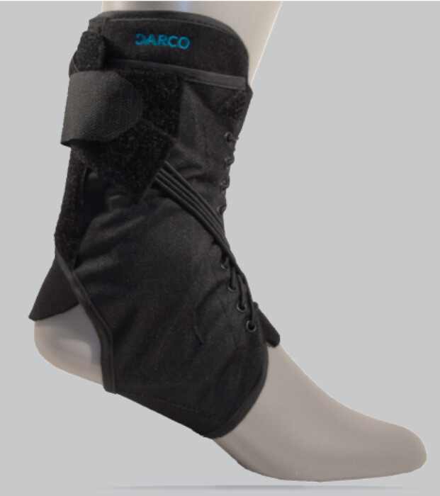 Darco Ankle Brace Large Bungee / Hook and Loop Strap Closure for the Foot