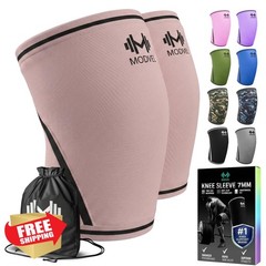 Modvel 7mm Knee Sleeves X-Large PEACH Pair