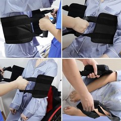 Transfer Nursing Sling for Patient Elderly Safety Lifting 79*23.8CM, Black