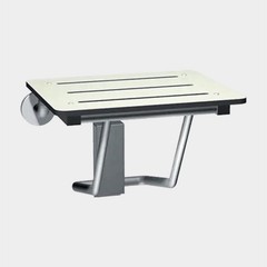 ASI 8203 Folding Shower Seat White Phenolic 18″ Wall Mounted BRAND NEW IN BOX