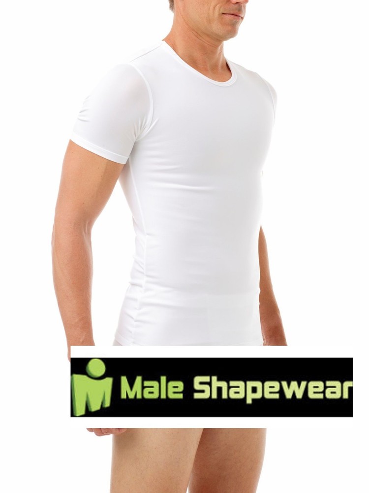 Mens Microfiber Concealer Compression Crew Neck T-Shirt MADE IN THE USA BY UW