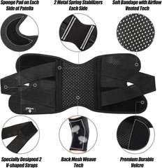 Knee Brace Support Patella Stabilizer Strap Arthritis Running Tendon Pain Relief