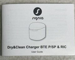 New Signia / Rexton Dry & Clean Charger For AX , IX & BiCore R Li Hearing Aids.