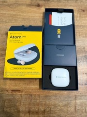 Audien Atom One Rechargeable OTC Hearing Aids Wireless Small Hearing Device Buds