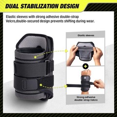 Football Wrist Brace Support Guard for Cycling, Biking, Motocross – 2-Pack L