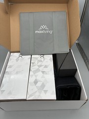 Maxliving Chiropractic Spinal Care Kit Yoga Rolls Wedges Wobble Cushion New Open