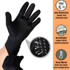 1/2/3/5/10Pairs Compression Full Finger Gloves Hand Wrist Support Glove Black US