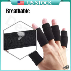 10pcs Finger Compression Sleeves Protector Support Pain Management Elastic Fiber