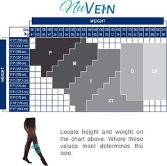 Compression Pantyhose, 15-20 mmHg Support, Women’s Sheer Nylon Hosiery Tights…