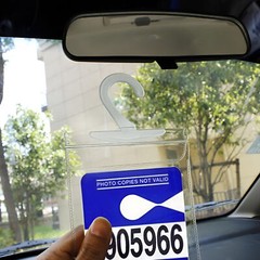 2x Handicap Placard Holder – Ultra Transparent Disabled Parking Permit Protector