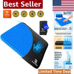 Lightweight Double Layer Gel Cushion with Washable Covers for Comfort Anywhere