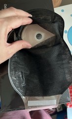 One Piece Ostomy Bags Sealed in plastic 10 Pk Disposable Black Fabric Collection