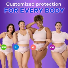 Always Discreet Underwear for Sensitive Skin, Max Absorbency, Large, *56 Count*