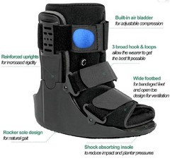 Air Walking Boot, Fracture Boot Short Walker Protection Fits Left or Right Foot