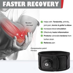 Elbow Sleeve Brace Wrap Adjustable Support Arm Arthritis Tendonitis Pain Relief