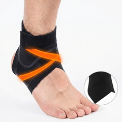 Ankle Brace Support Compression Sleeve Breathable Running Foot Bandage