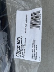 Keeney GB2022-36VB Wave Grab Bar 1/4” Dia x 36 In., VENETIAN BRONZE FINISH