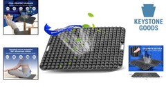 X-Large 3D Silicone Seat Cushion for Long Sitting Comfort & Pain Relief