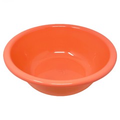 12″ Round Plastic Wash Basin Dish Bowl, Laundry Bowl, Cleaning Pail, 4 Colors