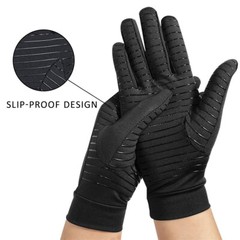 S / M / L / XL Copper Compression Gloves Fit Arthritis Hand Support Pain Relief