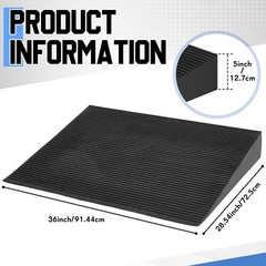 EVA Foam Threshold Ramp, Lightweight Non Slip Doorway Ramp 36″ L x 28″ W x 5″ H