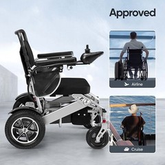330lb Capacity Intelligent Foldable Electric Wheelchair All Terrain Scooters