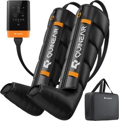 QUINEAR Air Compression Leg Recovery System Rechargeable Cordless Device, SMALL