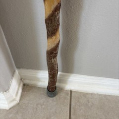 Brazos Walking Stick 37 Inch Height Made From Solid Sassafras Wood