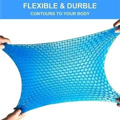 Double Thick Gel Seat Cushion Egg Honeycomb Cooling Chair Car Office Pad