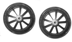 HEALTHLINE Health Line Products Walker Rollator Replacement 6″ Wheels 9 Spoke…