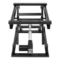 24V 18*15*7.2in Black Electric Scissor Lift Table For Material Transportation